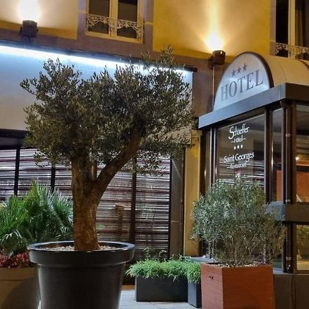 Serrières Logis Hotel Schaeffer- Restaurant Le Saint Georges מראה חיצוני תמונה