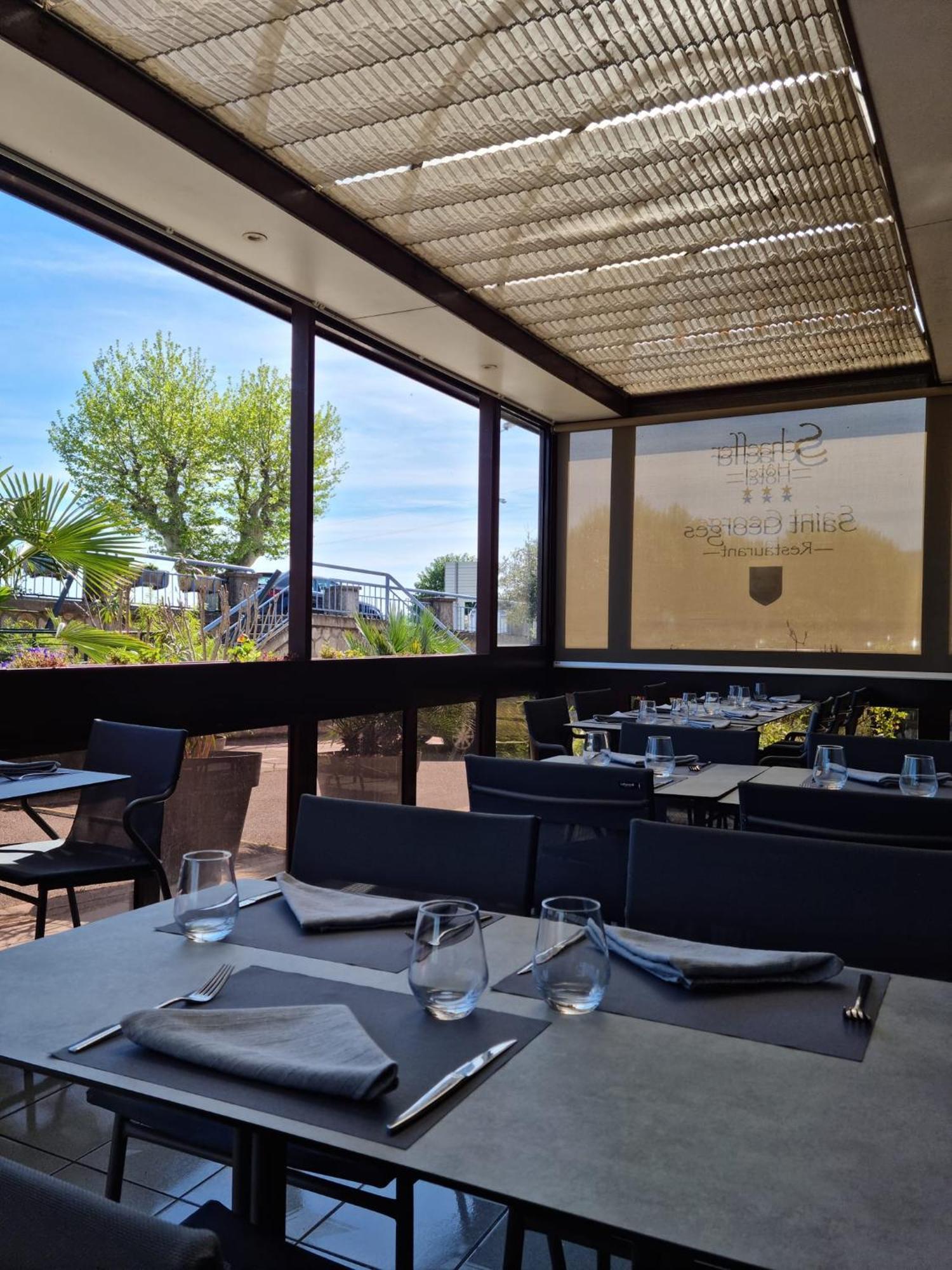Serrières Logis Hotel Schaeffer- Restaurant Le Saint Georges מראה חיצוני תמונה