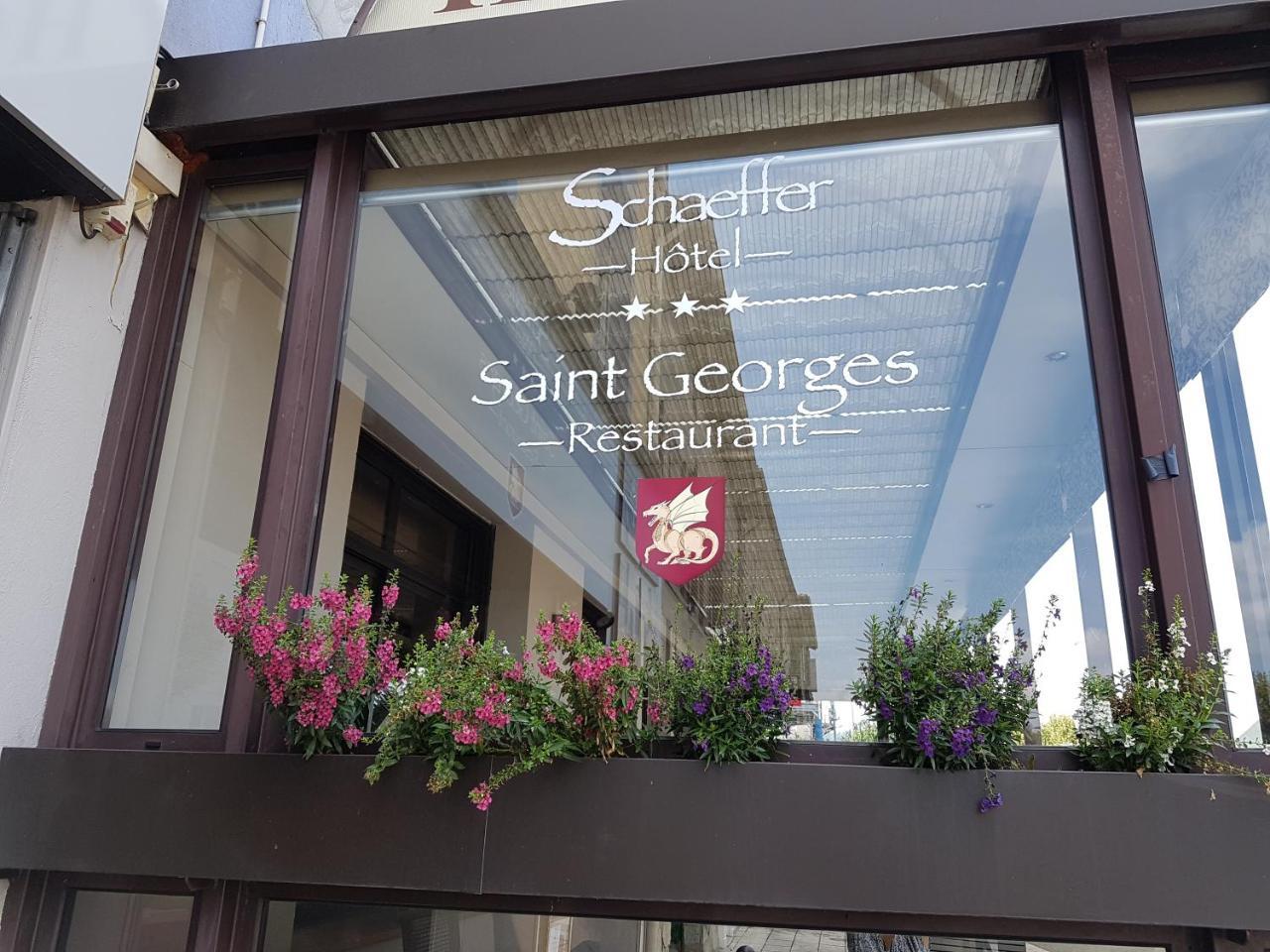 Serrières Logis Hotel Schaeffer- Restaurant Le Saint Georges מראה חיצוני תמונה